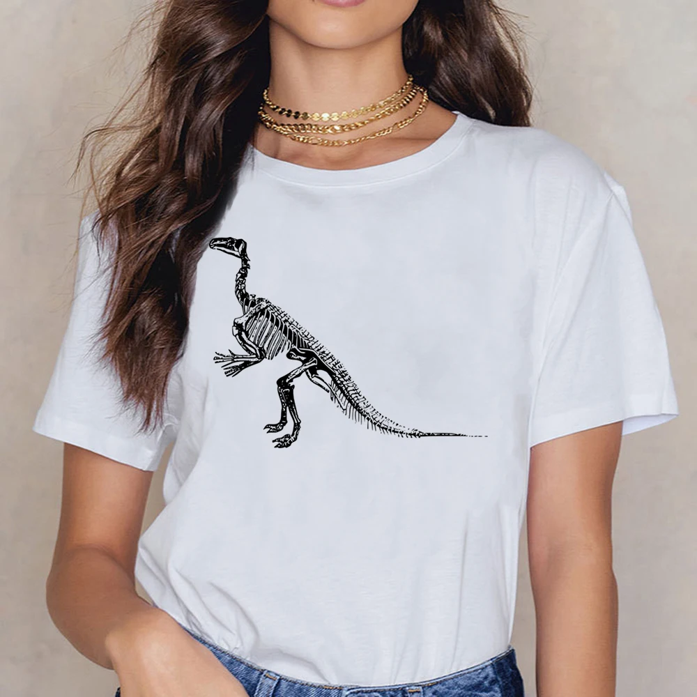 

Топы Футболка Для женщин динозавр основные черные короткие рубашки для девушек