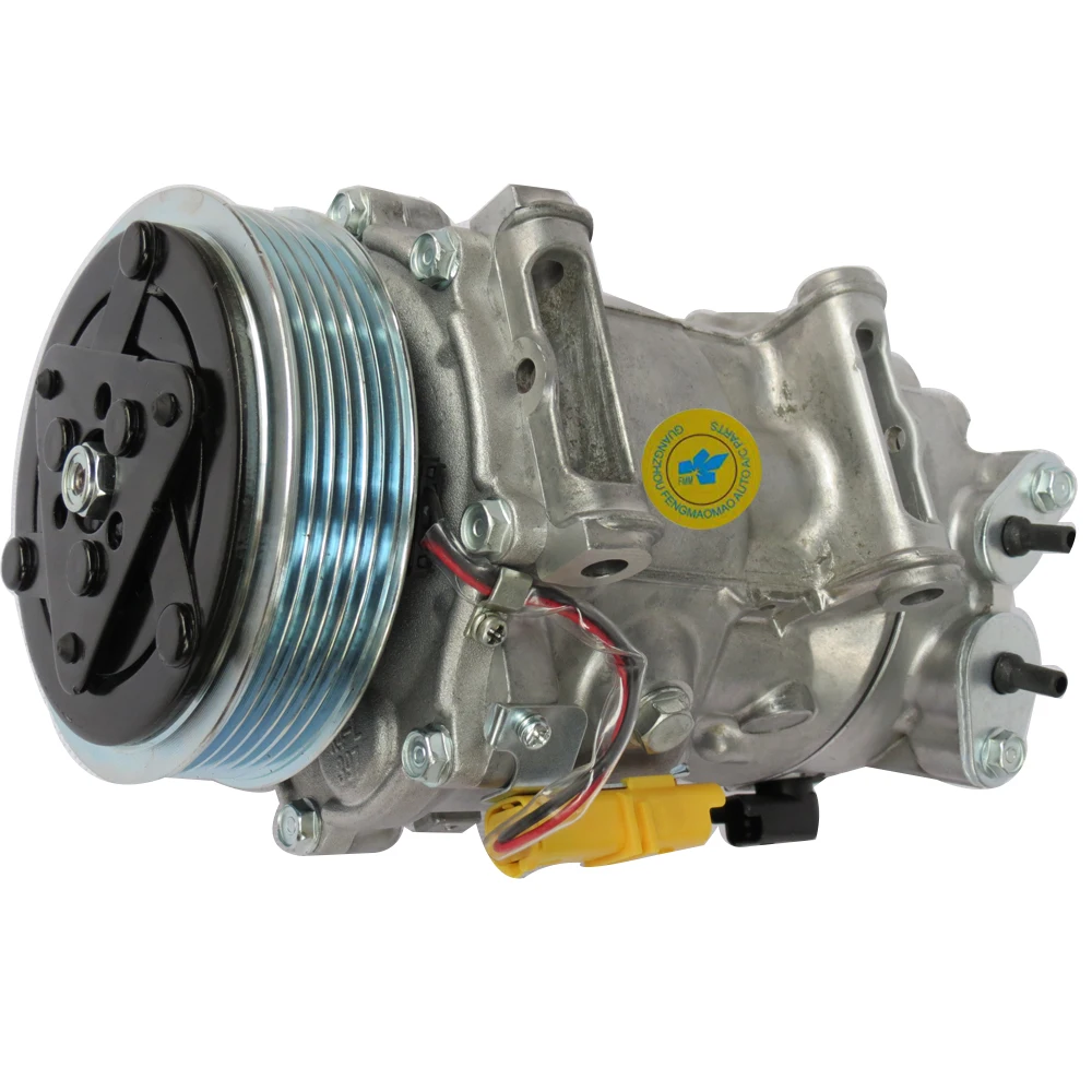 SD7C16 Компрессор кондиционера для Peugeot 207 208 308 3008 508 5008 Citroen C3 C4 C5 9800839580 8ФК 351334171 96519114