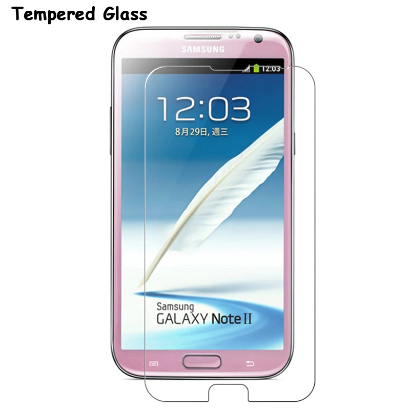 Tempered Glass / Clear PET Matte Screen Protector Protective Film For Samsung Galaxy Note2 Note 2 II N7100 5.5&quot Guard | Мобильные