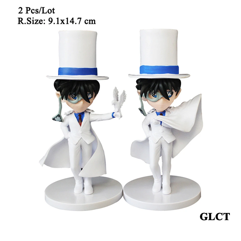 

Detective Conan cake topper birthday party supplies baby kids children birthday gifts anime figure model toys cupcake toppers