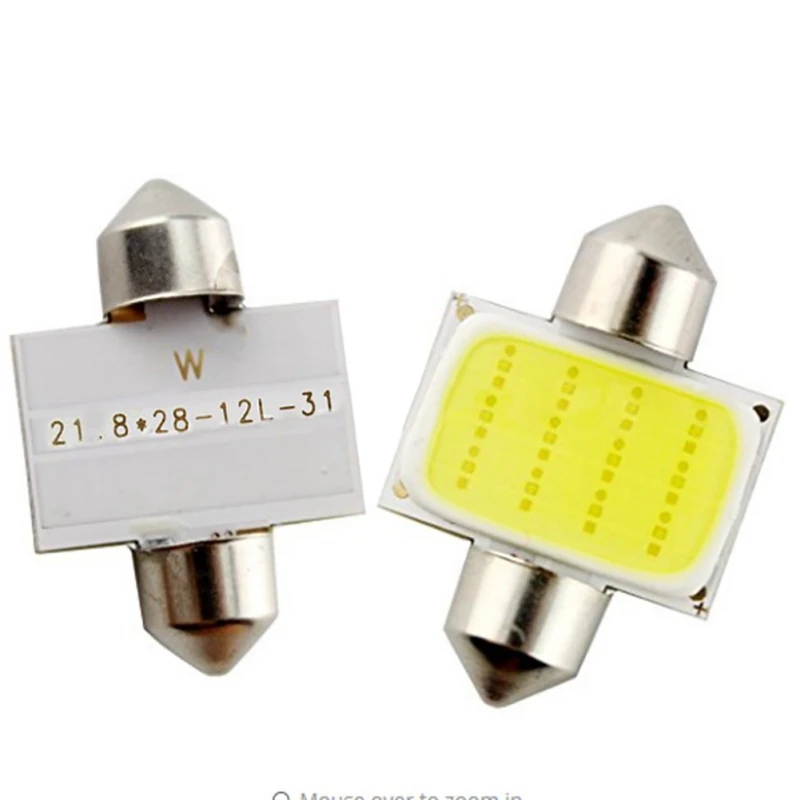 Светодиодная лампа C10W C5W 31/36/39/41/42/12 В 6500 К 12SMD | Автомобили и мотоциклы