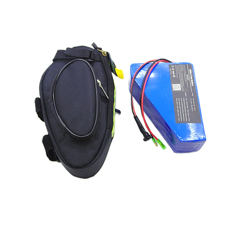 Аккумулятор для электровелосипеда маленький треугольный 250/500/750/1000 Вт 48 В 10 А/ч 12