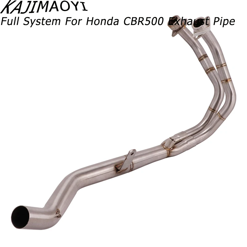 

KAJIMAOYI CB500X CBR500 CB500F CBR500R Motorcycle Exhaust Header Link Tube Connect mid Pipe Full Systems 2013 14 15 16 17 18 19