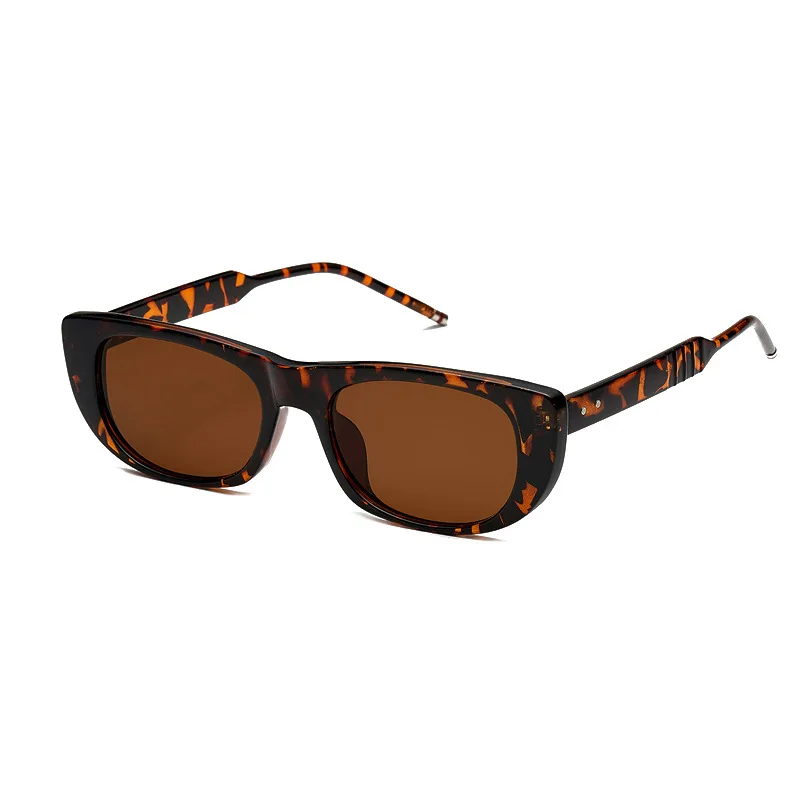 

2021 Trends Small Rectangle Sunglasses Men Vintage Retro Sunshades For Women Fashion UV400 Blocking Lunettes Street Eyewear