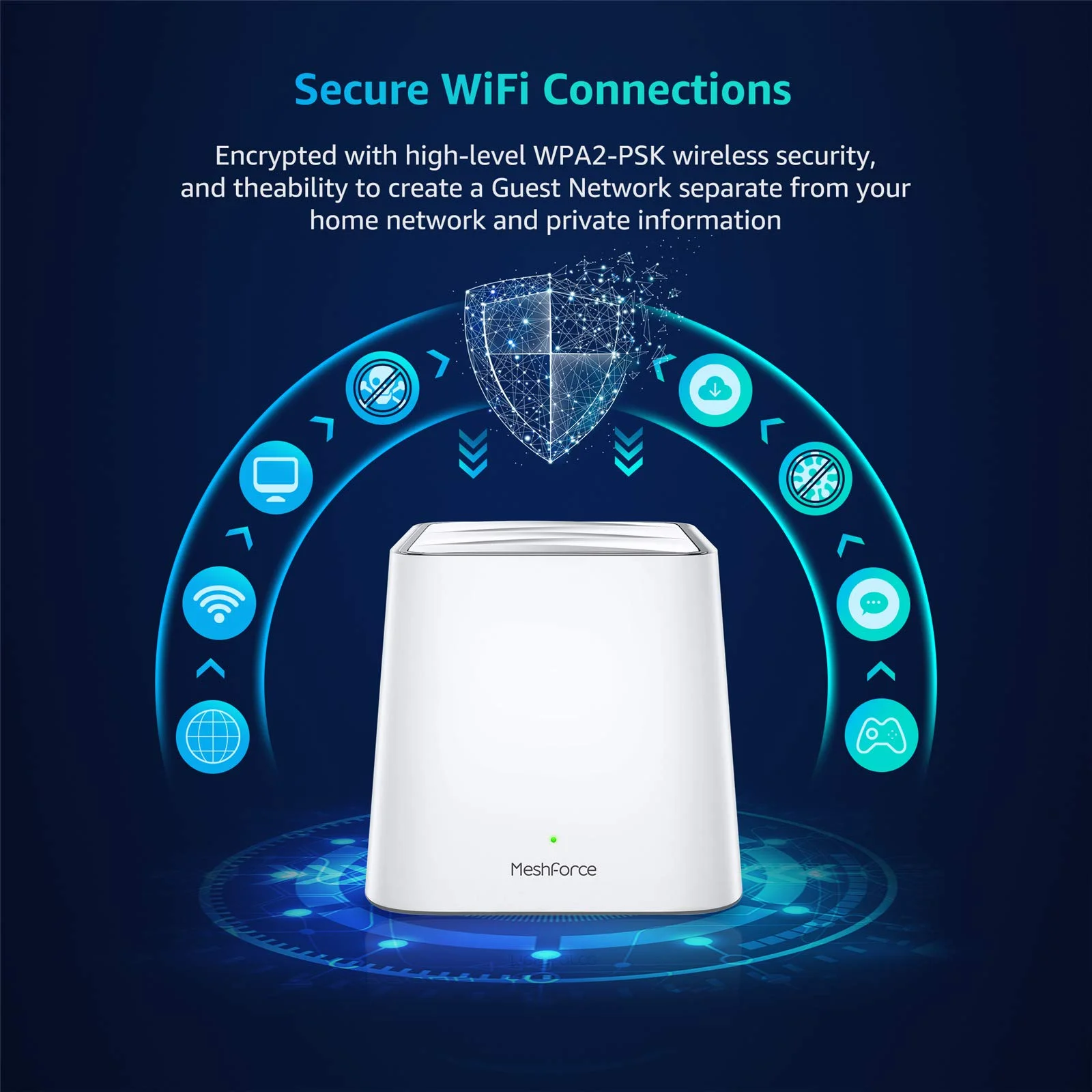 Сетчатый Wi-fi-роутер с большим радиусом действия Wi-fi-репитер беспроводной