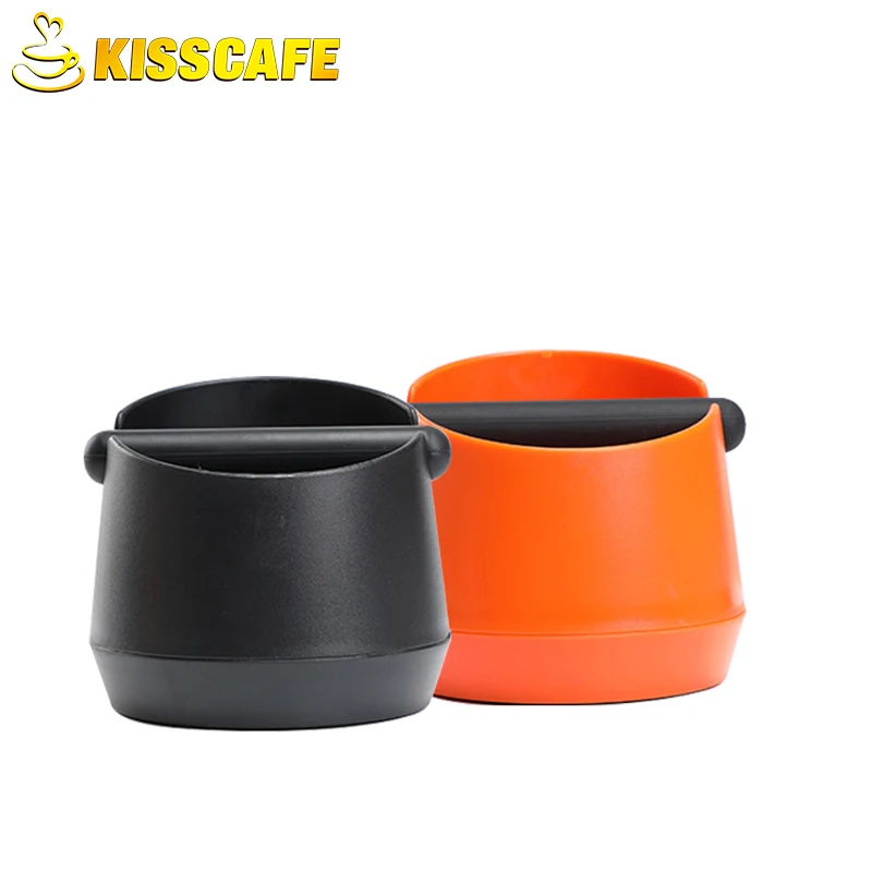 

14.8x14.8x11 Anti Slip Shock-absorbent Espresso Knock Box Coffee Grind Dump Bin Waste Bin With Detachable Knock Bar For Barista