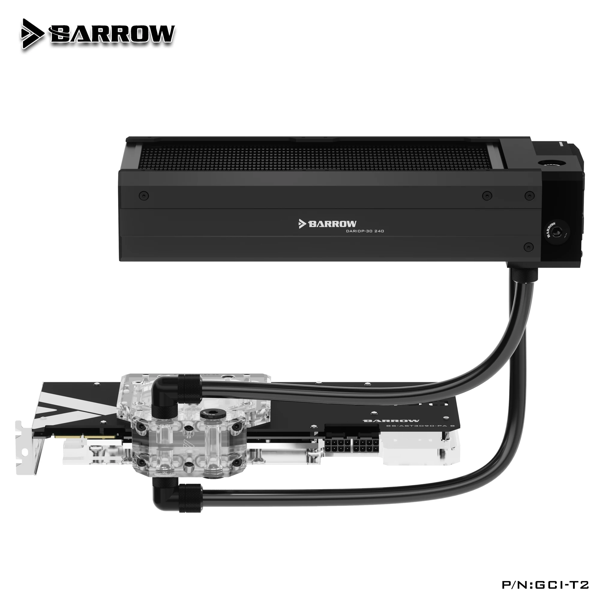 Модульный охлаждающий блок для графического процессора Barrowch комплект петля