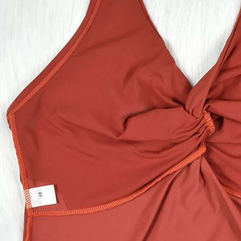 

Solid Color Solid Swimsuit Sexy Backless Bikinis Women Plus Size One Piece Swimwear Female Bathing Suit 8XL Beach Bathing Suit