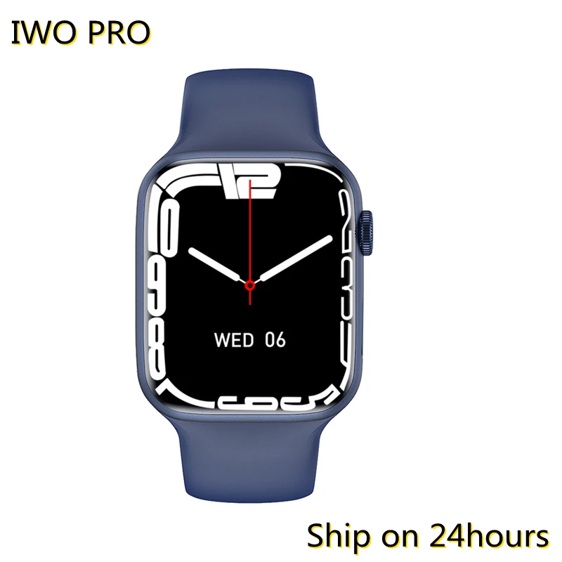 

Original IWO NEW W27 Pro Series 7 Smart Watch 2021 AI Voice Bluetooth Call 1.81 Inch Split Screen Password Sports PRO Smartwatch