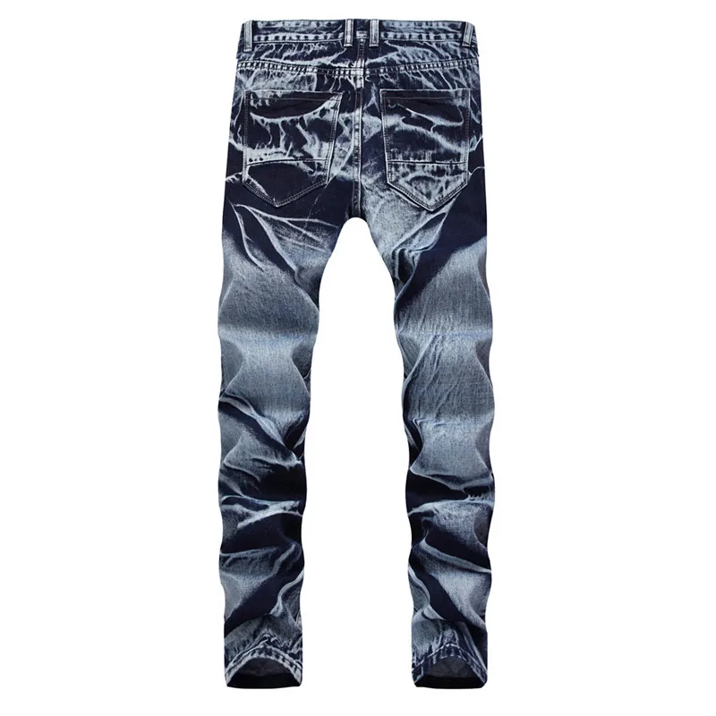 KIMSERE Мужская Мода Рваные Джинсы Брюки Марка NEW fashion Hi Street Винтаж потертые