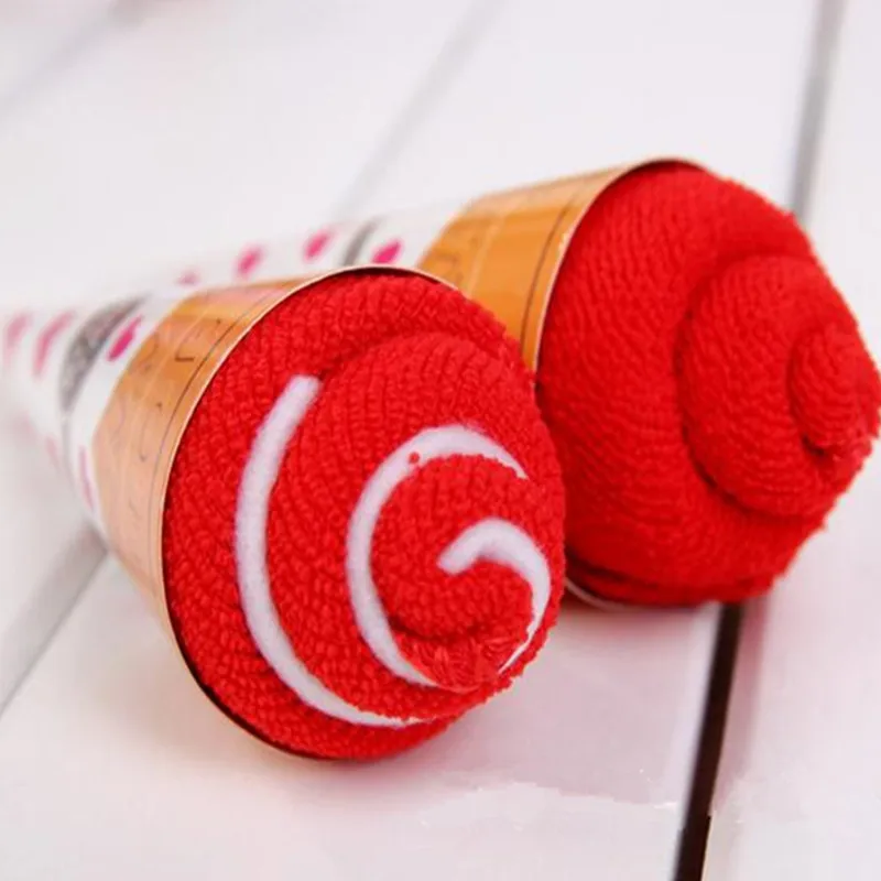 Красочное полотенце в форме мороженого мягкое украшение для гостевечерние НКИ