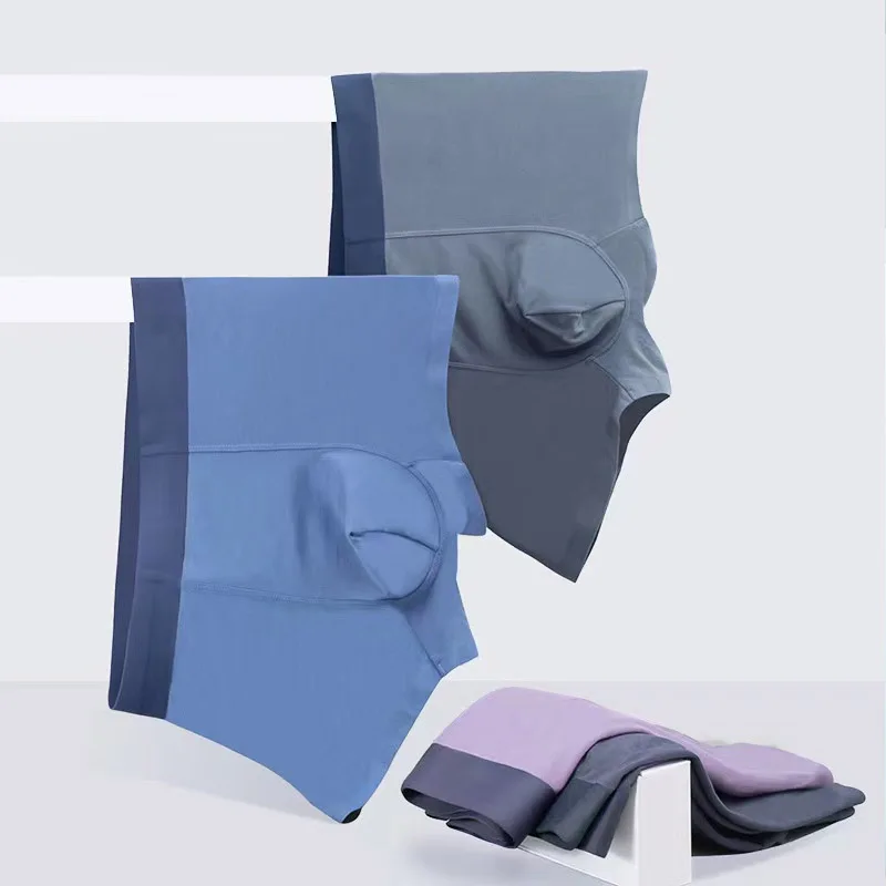 4P Men's Underwear Modal Boxers Shorts Underpants Traceless Comfortable Ventilation