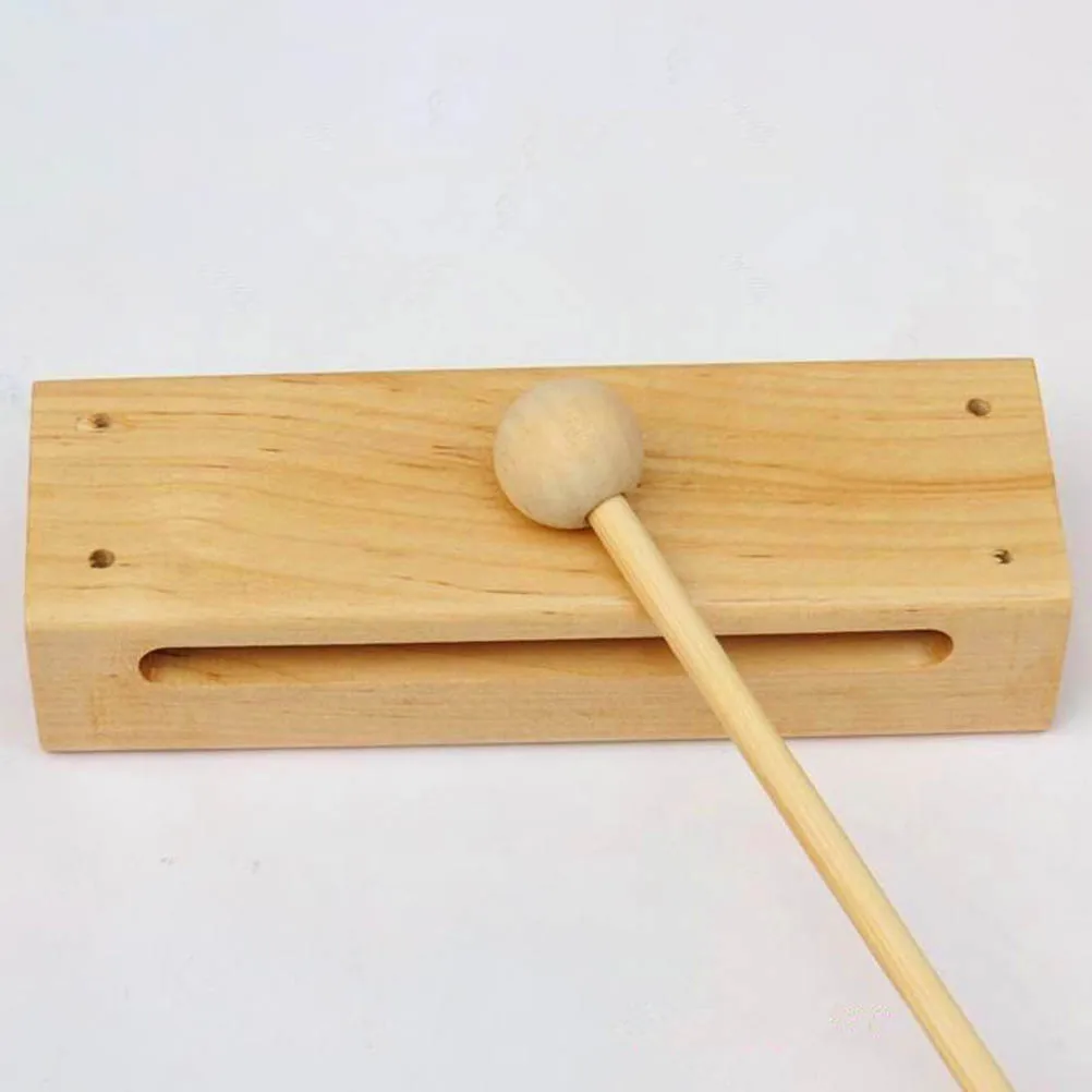 Деревянные блоки в виде ритма деревянный музыкальный инструмент с молотком