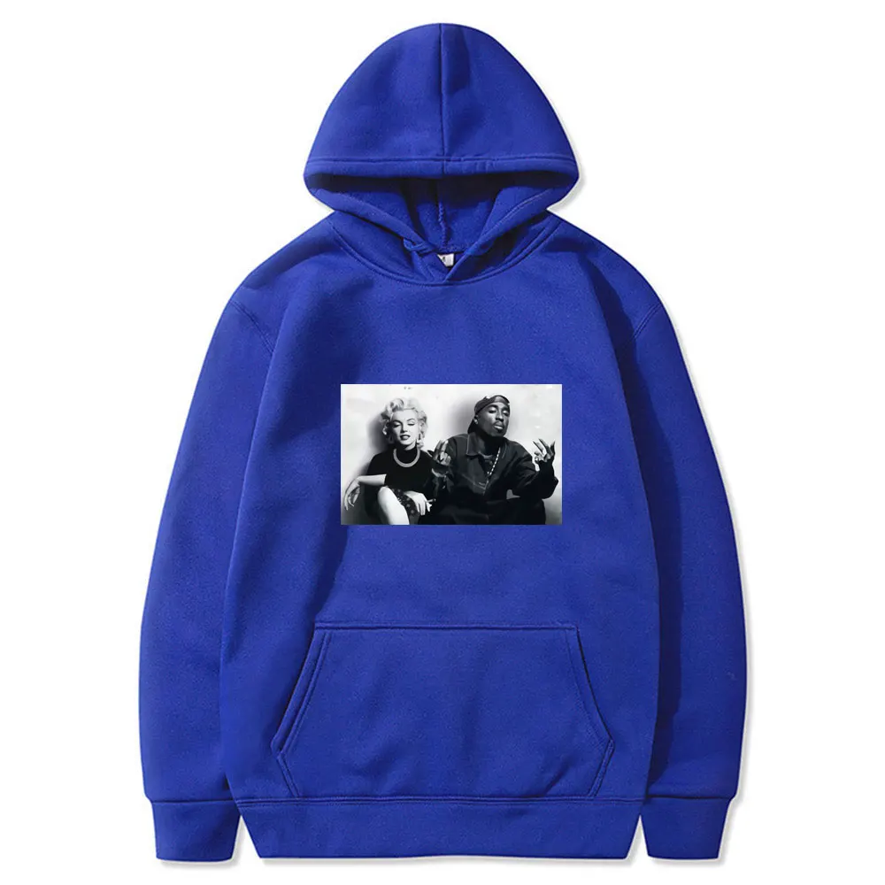 2020 модные дизайнерские толстовки с принтом легенды Тупак Мэрилин Монро Мужская