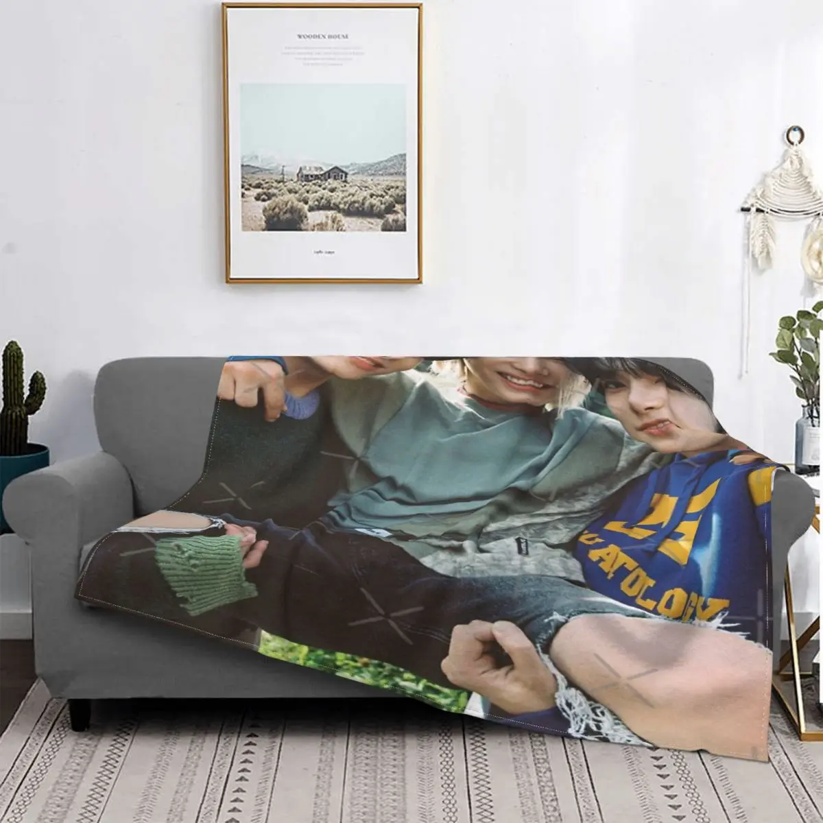 

Enhypen - Group фото-одеяло покрывало для кровати Плед покрывало аниме плюшевое одеяло Толстовка пляжное полотенце роскошное