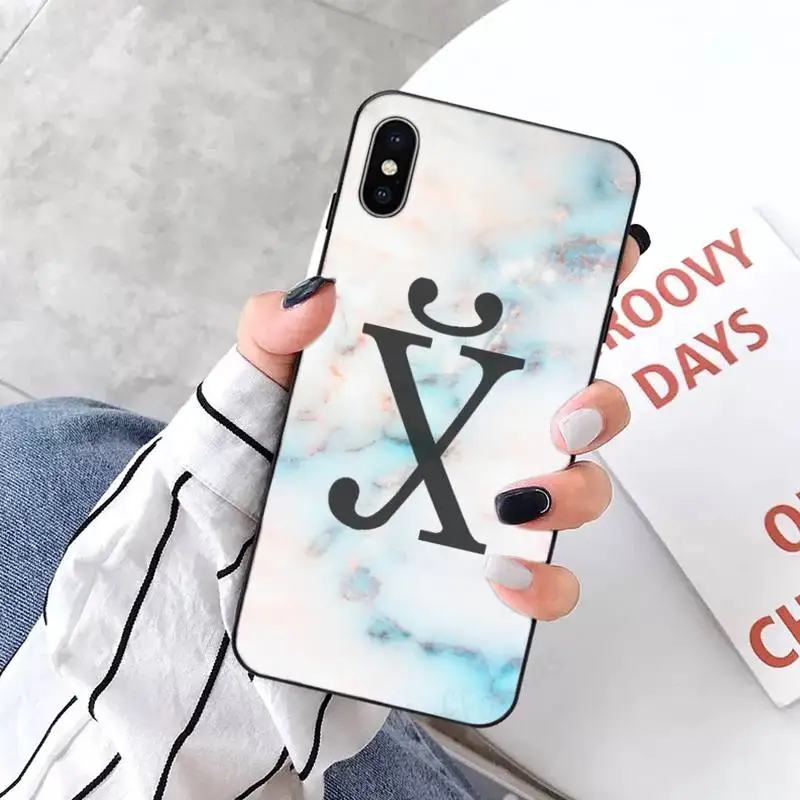 

Pink marble Russian text Phone Case for iPhone 11 12 pro XS MAX 8 7 6 6S Plus X 5S SE 2020 XR mini