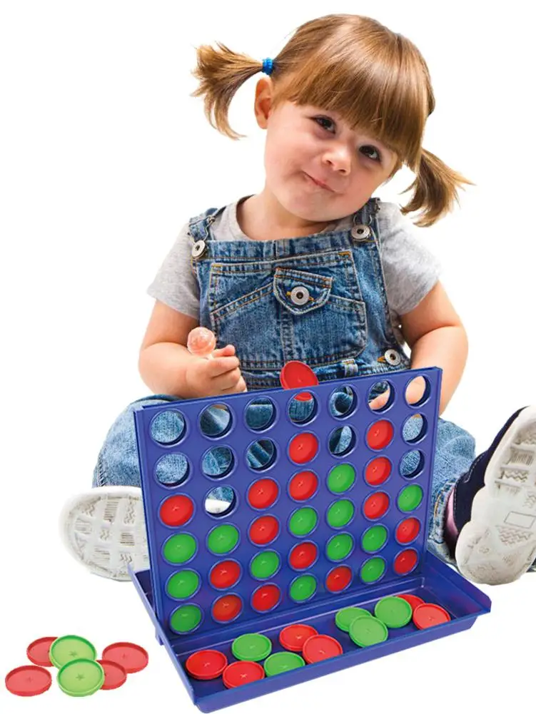 Three-dimensional Four-game Chess Early Education Parent-child Interaction 1 Set Connect 4 In A Line Board Classic Game | Игрушки и