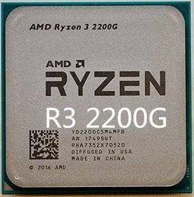 Процессор AMD Ryzen 3 2200G R3 5 ГГц четырехъядерный процессор с четырехъядерным