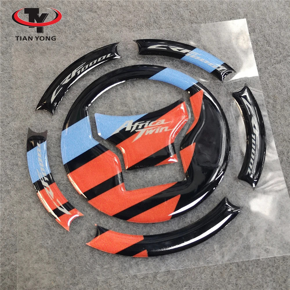 3D чехол для бензиновых крышек наполнителя наклейки подходящие HONDA Africa Twin CRF1000L