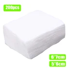 200 шт. Тактический оружейная Чистящая патч Airsoft очистка дробовика хлопок Портативный пистолет винтовка салфетка для чистки, Принадлежности для охоты