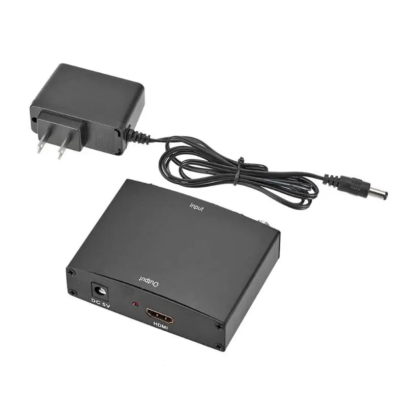 ALLOYSEED YPBPR к HDMI 1080P RGB YPbPr Компонентный видео конвертер с R/L аудио адаптер для ТВ ПК DVD