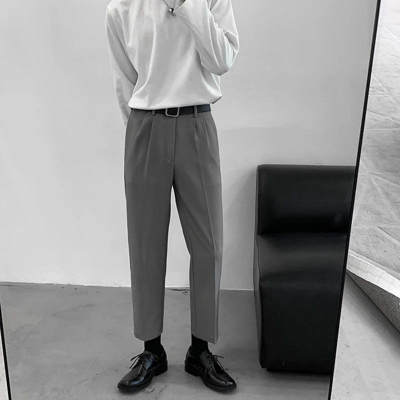 Весна Осень 2020 новые молодежные однотонные свободные брюки модные повседневные