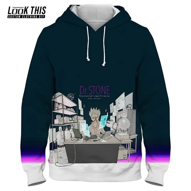 

Dr STONE 3D Printed Men's Oversized Hoodies for Spring Autumn 2021 Sportswear Long Sleeve Pullover Hip Hop Men Hooded Hoodie