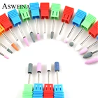 Фреза керамическая для ногтей, аппарат для маникюра и кутикулы, пилочка с корундом, 21 тип, инструменты для нейл-арта