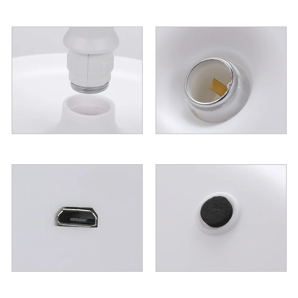 Зеркало косметическое со светодиодной подсветкой и вентилятором портативное