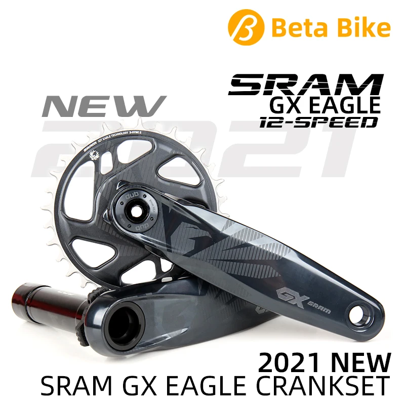 

2021 SRAM FC GX EAGLE DUB Crankset 1X12 Speed MTB Mountain Bike Bicycle Crankset 170/175mm 32/34T 3/6mm boost Chainring