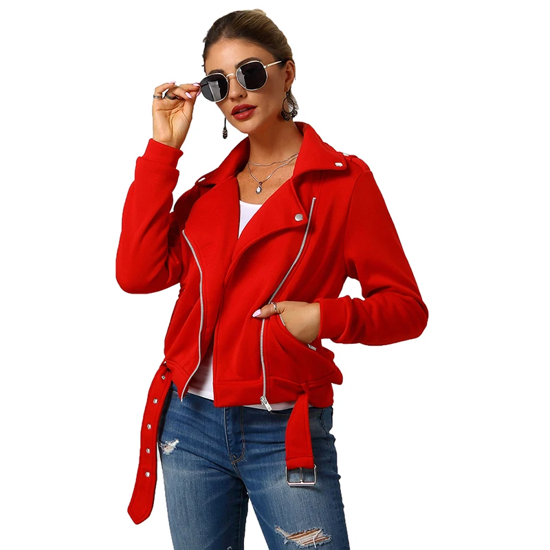 

Aibeautyer Cashmere Hoodies Sweatshirts Cardigan Zipper Pocket Coat Women Autumn Winter Coats Jackets Turn Down Collar