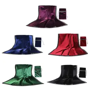 Скатерть для карт Таро, бархатный гобелен для церемонии, настольная игра, астрология, гадание