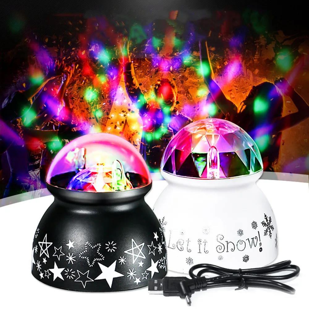 LED Звездная ночь вращающийся Ночник светильник Звездное небо Проектор USB детская