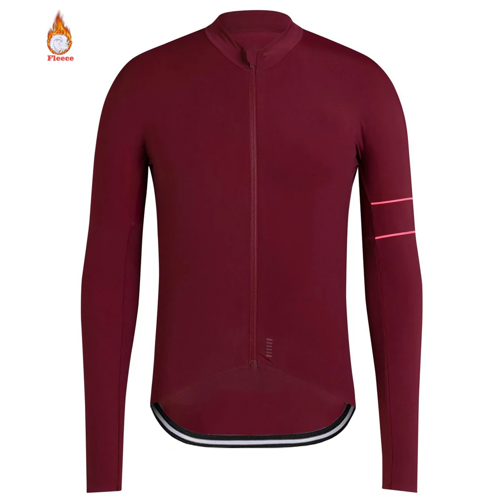 Pro Зимняя Теплая Флисовая велосипедная майка Ropa Ciclismo Mtb с длинным рукавом мужская одежда для велосипеда многоцветная стильная одежда