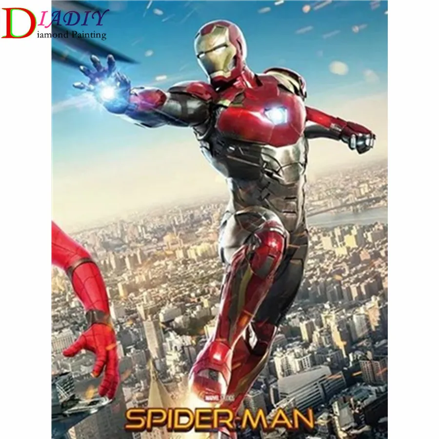 

Diy 5D Diamond Painting Cross Stitch Avenger Super Hero Diamond Embroidery Pattern Full Drill Mosaic Home Decor Gift Art