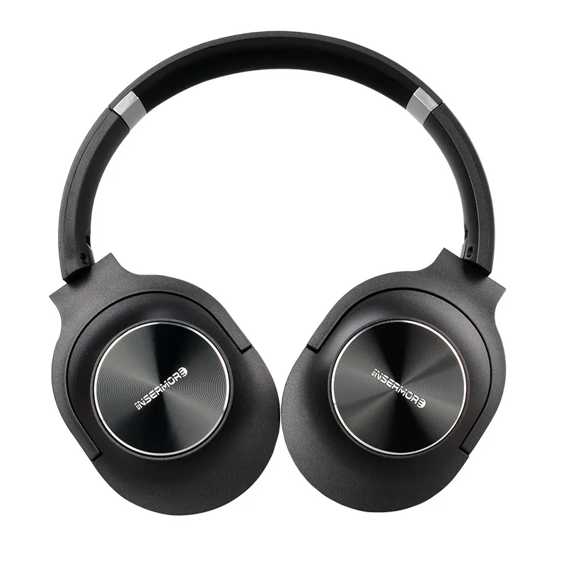 Активные шумоподавления Bluetooth наушники с микрофоном Складная над ухом HiFi
