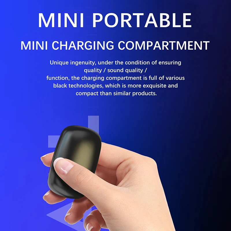 Наушники вкладыши TWS Bluetooth наушники С микрофоном светодиодный Дисплей