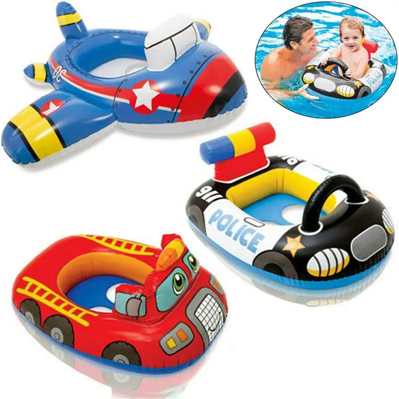 Надувное сиденье, лодка, детский бассейн, плавательный круг, плавающий безопасный плот, детская водная машина для детей, водные веселые игру...