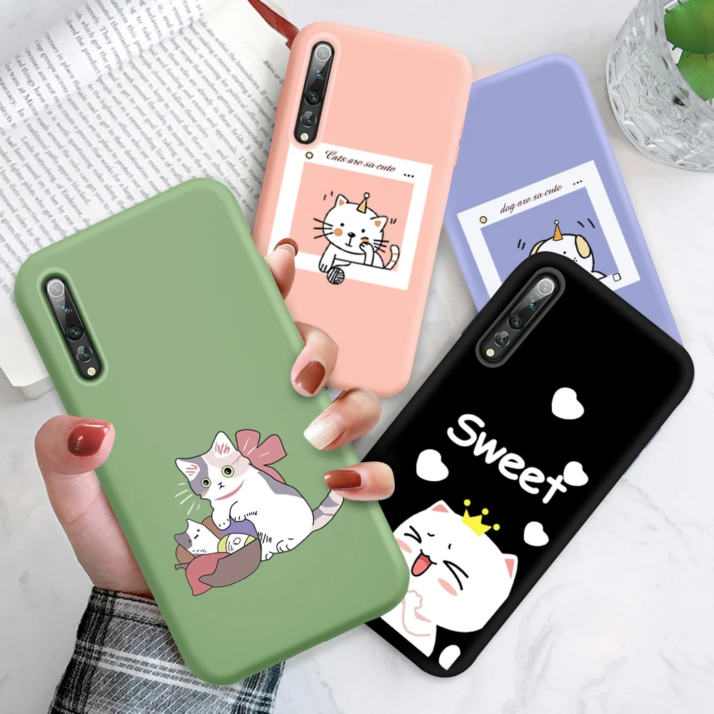 

Cartoon Shockproof Phone Cases For Xiaomi Mi 10T Pro Mi 10 Lite 9T Pro Mi 8 Lite A2 CC9 Pro M3 F2 X2 Liquid Silicone Cover Coque