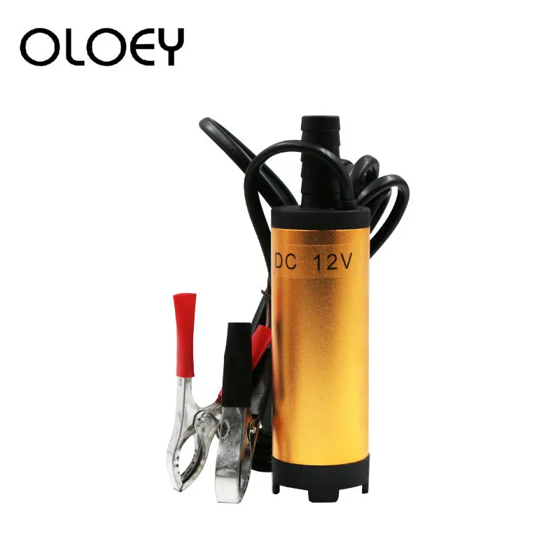 Погружной мини насос для дизельного топлива воды масла 12 В 24 постоянного тока