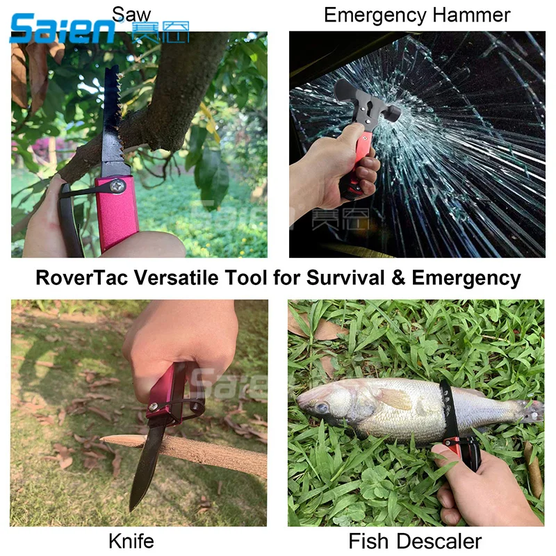 Многофункциональный инструмент из нержавеющей стали 14 в 1 прочный черный оксид