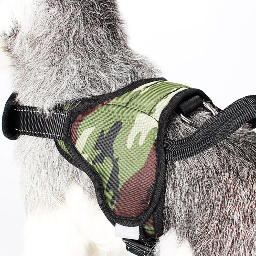 Камуфляжный жилет для собак TUFF HOUND взрывозащищенный с защитой от пятки прогулок