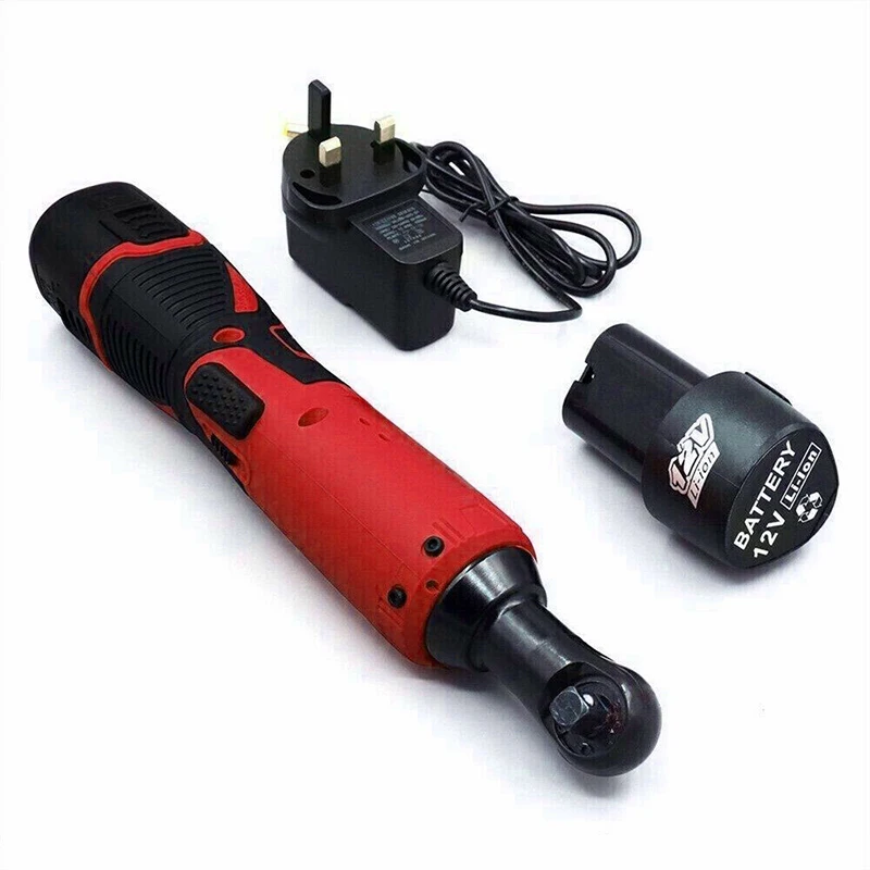 12 V 3/8 ''электрический ключ с трещоткой прямым углом 90 градусов беспроводной