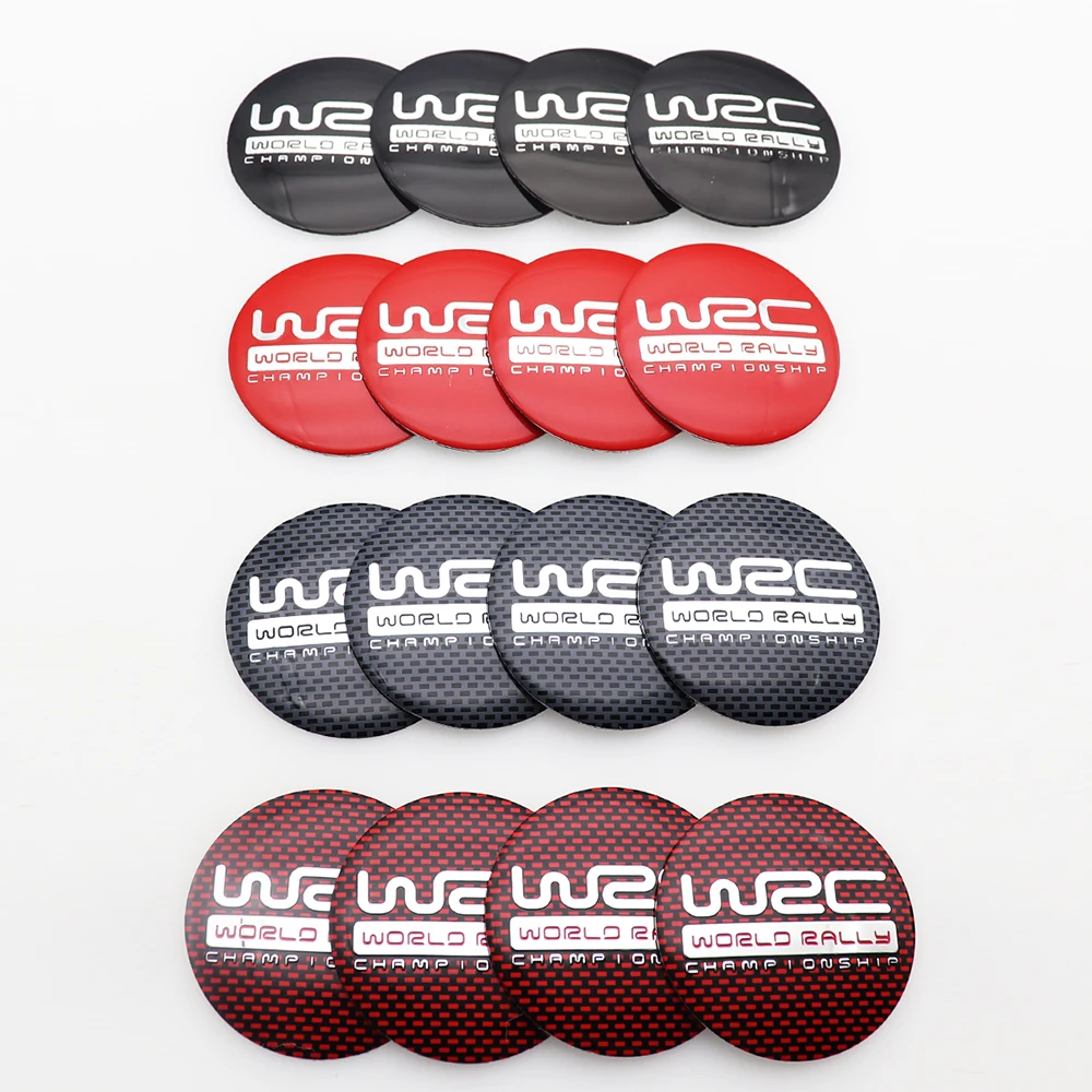 4 шт. 56 мм алюминиевый WRC логотип наклейка обод креативный бейдж чехлы украшение
