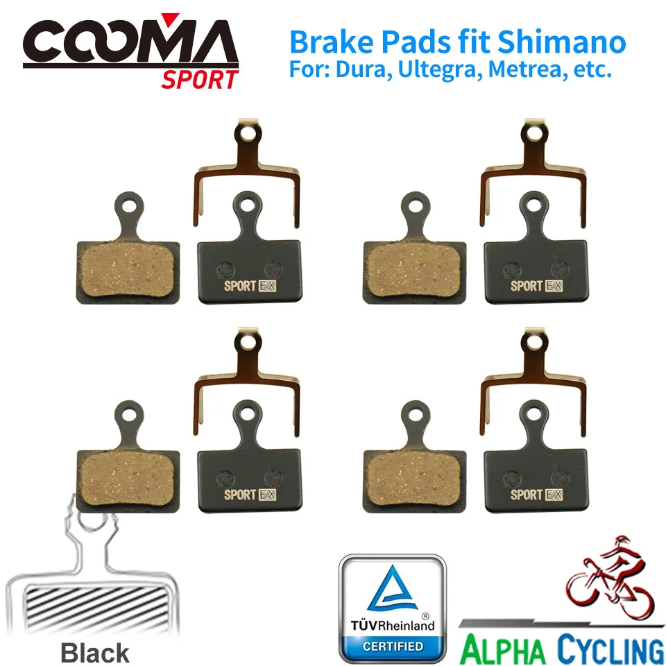

Bicycle Brake Pads for SHIMANO M9100 R9170 Ultegra R8070, U5000, RS805, RS505, RS405 RS305 Road Hydraulic Disc Brake, 4 Pairs