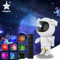 led galaxy projector astronaut starlight night light remote control suitable for bedroom playroom home theater childrens gifts