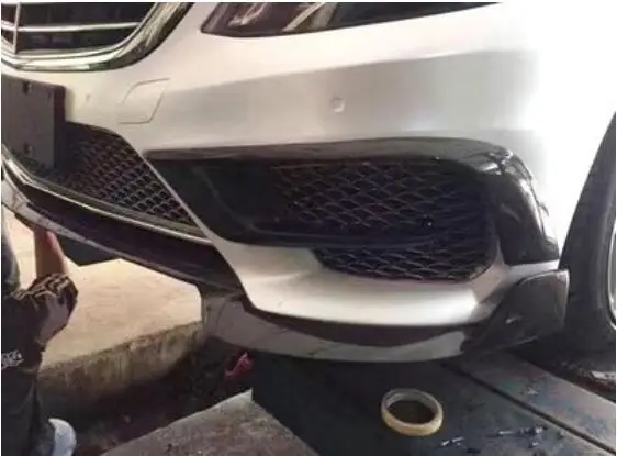 Автомобильный передний бампер из углеродного волокна спойлер разветвители