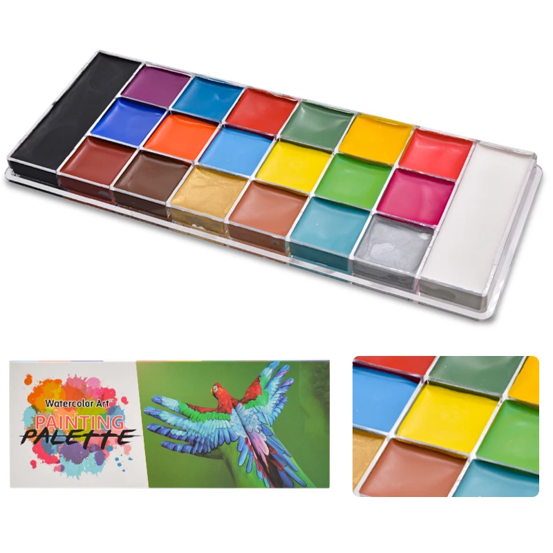 Краска для лица на водной основе 20 цветов|Краска тела| |