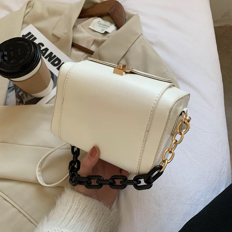 

New 2021 Luxury Designer Women PU Leather Shoulder Bag Chain Handbags Fashion Brand Ladies Girls Travel Crossbody Messenger Bags