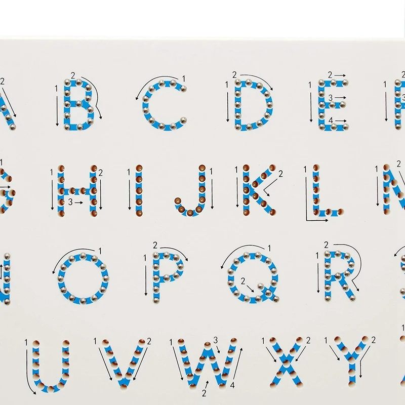 Сеточная доска с надписями A To Z для детей обучающая игрушка netic Balls Tablet | Игрушки и